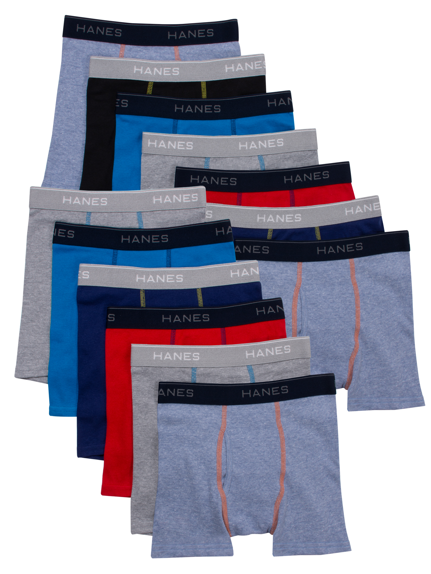 Hanes - Hanes Boys Underwear, 10 + 3 Bonus Pack Tagless Boys' Cool ...