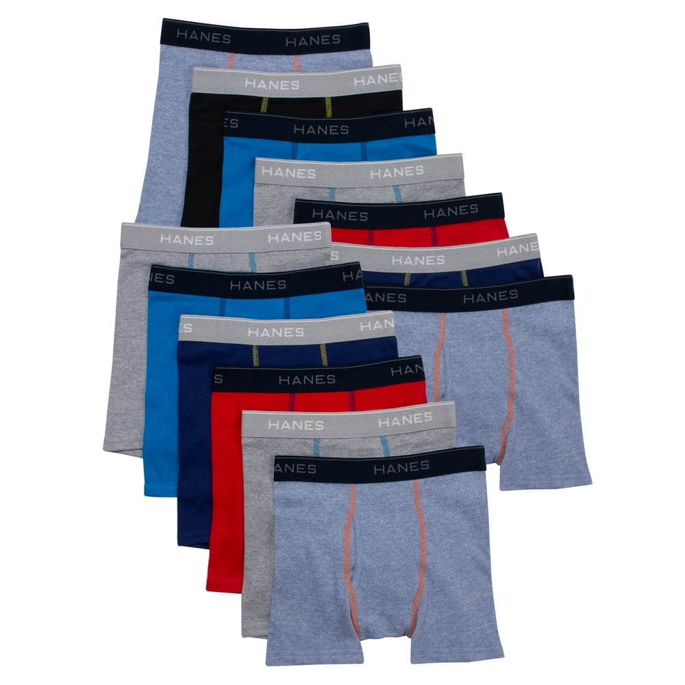 Hanes Hanes Boys Underwear, 10 + 3 Bonus Pack Tagless Boys' Cool