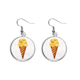 thumbnail image 1 of Acuarela dulce helado amarillo Pendientes pendientes de plata colgantes joyas señora Unbranded M, 1 of 3
