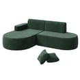 thumbnail image 2 of BUPPLEE Frameless L-Shape Sectional Sofa with Chaise, Ultra-Soft Cloud Couch with Deep Seats, Modern Modular Sofa for Living Room & Bedroom, 2 of 8