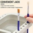 thumbnail image 6 of JGJJUGN Multi-Use Paint Brush Basin Set, Artist Cleaner Cup, Paint Washer with Palette Box, Color Mixing Tray, 3-in-1 Sketching Supplies for Watercolor, Oil, Acrylic, Gouache Painting, 6 of 9