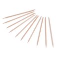 Kare & Kind 100x DoubleSided Orange Wood Nail Sticks Cuticle Pusher