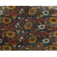 thumbnail image 4 of oneOone Georgette Viscose Fabric Leaves & Floral Block Decor Fabric Printed BTY 42 Inch Wide, 4 of 5