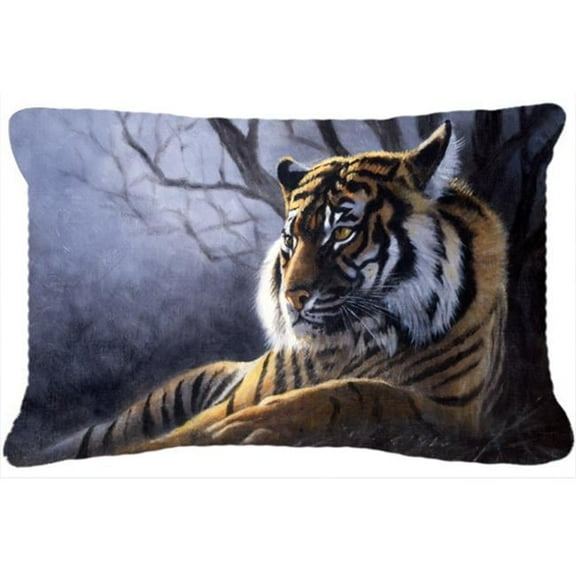 Bengal Tiger by Daphne Baxter Fabric Decorative Pillow