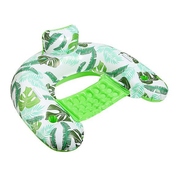MKHSQHDG Today's Deals Inflatable Pool Floating Chairs Floating Pool Seats Floats Adult Pool Floats with Cup Holders and Handles
