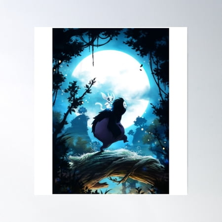 Cute Ori And The Blind Forest Is A Save Video Game Poster Wall Art, Modern Wall Decor, 8x12 UNFRAMED