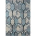thumbnail image 1 of Ladole Rugs Stella Geometric Design Contemporary Indoor Ivory Blue Grey Honeycomb Pattern Area Rug Carpet, 8x10 (7'10" x 10'5", 240cm x 320cm), 1 of 6