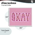 thumbnail image 4 of Stupell Industries Modern Okay Pastel Cherry Cake White Framed Giclee Art, 30 x 24, by Ziwei Li, 4 of 8