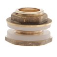 thumbnail image 2 of Paquete de 2-8 Conectores de Latón para de Agua, Montaje de Mamparo con Goma DN15 24mm 2 piezas Gloria conector de tanque de agua de latón, 2 of 9