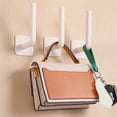 thumbnail image 4 of Inteprter L-Shape Punch-Free Hooks Professional Door Wall Hats Multifunctional Holder Self-adhesive Mounted Racks Hanger Storage Type1 NO1, 4 of 6