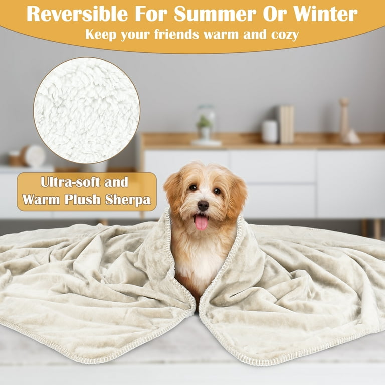 Kritter Planet Softness Waterproof Blanket for Dog&Cat,Warm and