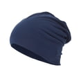 thumbnail image 2 of XIAOCHA Womens Soft Stretch Beanie Hat Lightweight Slouchy Close Fitting Sleep Cap, 2 of 3