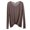 Coffee 0724*sweatshirts, variant on Womens Long Sleeve V Neck Tshirts Trendy Loose Fit Lightweight Tops Ladies Casual Fall Solid Going out Tees Undershirt White 0724*tshirts XL