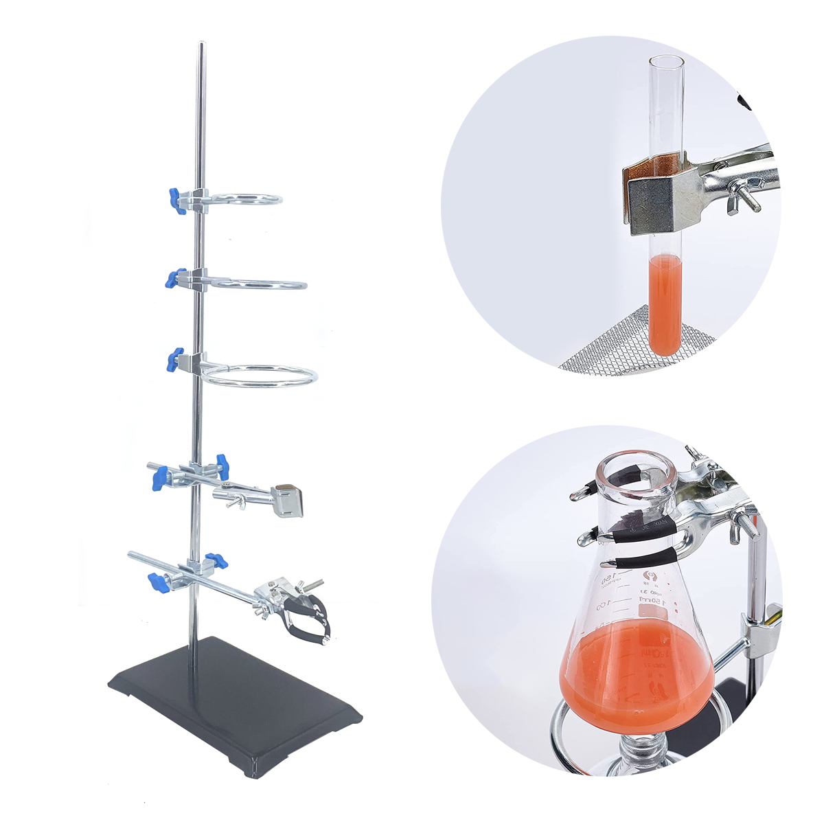 Laboratory Support Set, Laboratory Iron Stand Metalware Set Lab