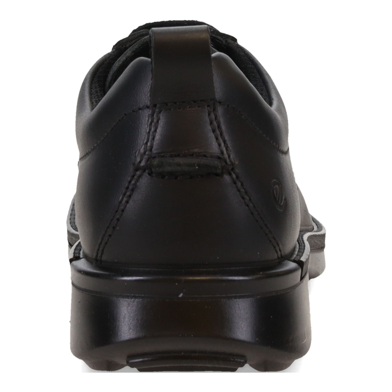 New Mens Ecco Fusion Plain Toe Oxford Black Leather Shoes Size EU 46 US 12/12.5 Men main image 3