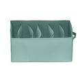 thumbnail image 2 of Clothes Drawer Organizer, Underwear Closet Divider, Cloth Storage Box, 6 Compartments, Sturdy With Cardboard Backing, Foldable, Suitable For Organizing Underwear Bras Scarves, 2 of 7