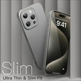 thumbnail image 3 of JETech Slim Case for iPhone 15 Pro 6.1-Inch with Camera Lens Full Cover Protection, Ultra-Thin Lightweight Matte Finish Minimalist Protective Phone Cover (Natural Titanium), 3 of 6