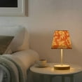 thumbnail image 6 of LED Desk Lamp Vintage Flora Patterned Table Nightstand Lamps with 3 Color Temperatures for Home Bedroom Living Room Decor 8x12, 6 of 8
