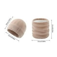 thumbnail image 3 of Bib Hat Two Piece Set Thickened And Padded Knitted Plush Woolen Hat Scarf Outdoor Hat Set, 3 of 6