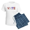 thumbnail image 5 of CafePress - Get Out The Vote Women's Light Pajamas - Women's Short Sleeve Print T-Shirt and Pants Light Cotton Pajama Set, 5 of 7