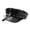 Black, variant on Unisex Gothic vintage Beret Cap PU Leather Cap Easy Clean Practical Design