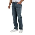 thumbnail image 2 of IZOD Men’s Straight Fit Classic 5-Pocket Style Jean (Blue, 40W x 32L), 2 of 7