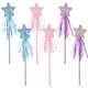 thumbnail image 1 of Varitas de estrella con purpurina, 6 unidades de 11 pulgadas, varitas mágicas de princesa, ángel, hada, estrella, varita mágica de hadas para niñas, varita de disfraz, varitas para cumpleaños, Hallow, 1 of 5