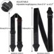 thumbnail image 2 of Guitar Strap Soft, Guitar Shoulder Strap, Guitar Strap Adjustable, Pu Leather Guitar Straps, Guitar Strap Adjustable Soft For Acoustic, Classica, 2 of 5