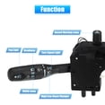 thumbnail image 3 of Unique Bargains Turn Signal Switch Windshield Wiper Combination Switch for Jeep Wrangler 5016709AD ABS Black, 3 of 8