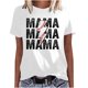 thumbnail image 2 of Fiudx Ofertas Flash Del Día Solo En Línea Mujer Casual Verano Impresión Manga Corta Cuello Redondo Suelta Camiseta Blusa Tops, 2 of 5