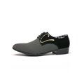 thumbnail image 1 of Bellella Mens Oxfords Lace Up Brogues Business Dress Shoes Lightweight Flats Work Leather Shoe Black+White 10.5, 1 of 6