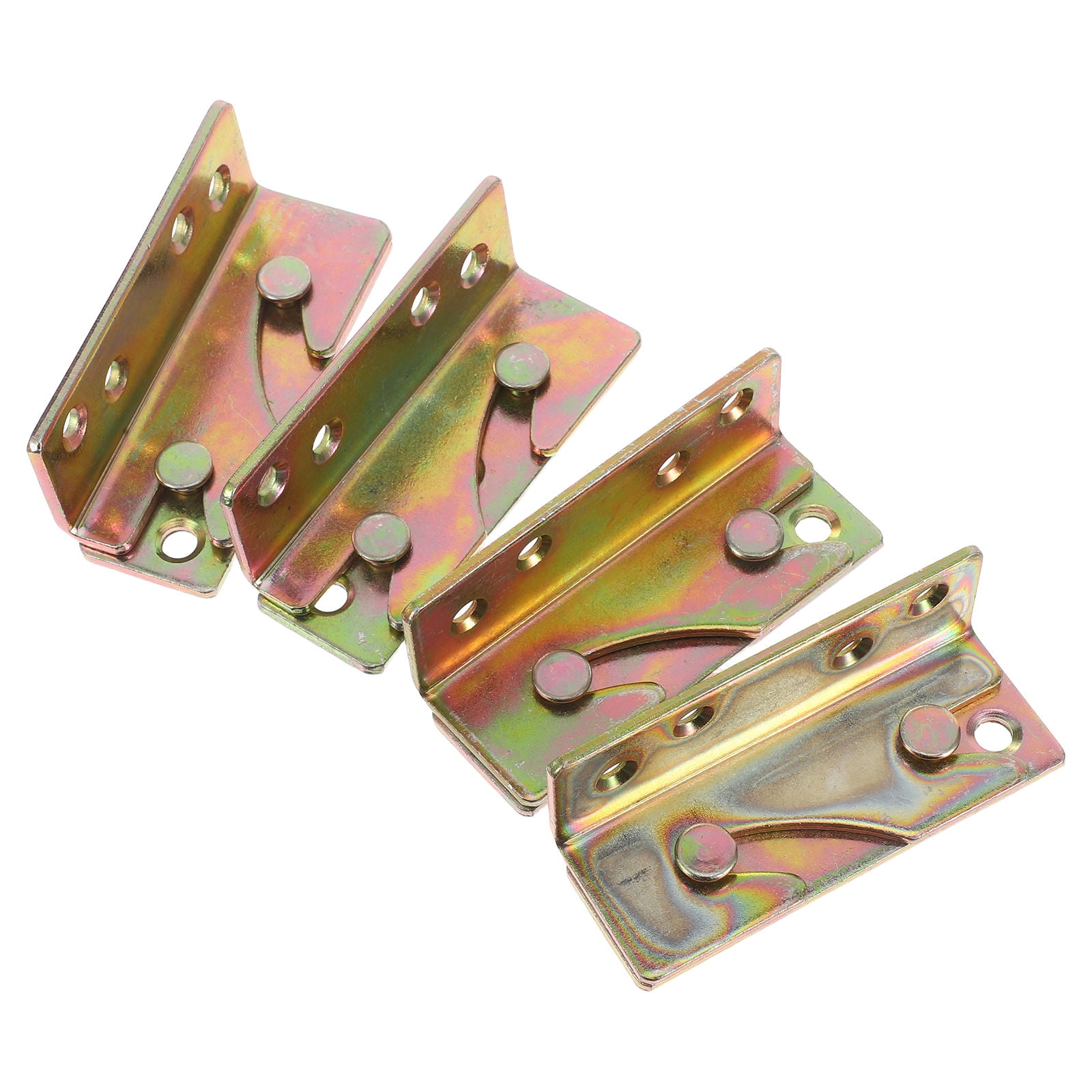 Alasum Bed Rail Brackets Heavy Duty 4 Pairs for Bed Frame Headboards