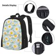 thumbnail image 3 of Fotbe Daisies Flowers Set Escolar 3 en 1 para Niños - Mochila Duradera con Lonchera Aislante y Estuche para Lápices - Mochila Escolar para Niños y Niñas, 3 of 7