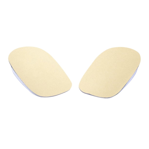 Par de plantillas transpirables para aumentar la altura del talón, invisibles, para hombres y mujeres, 2,5 cm (albaricoque).