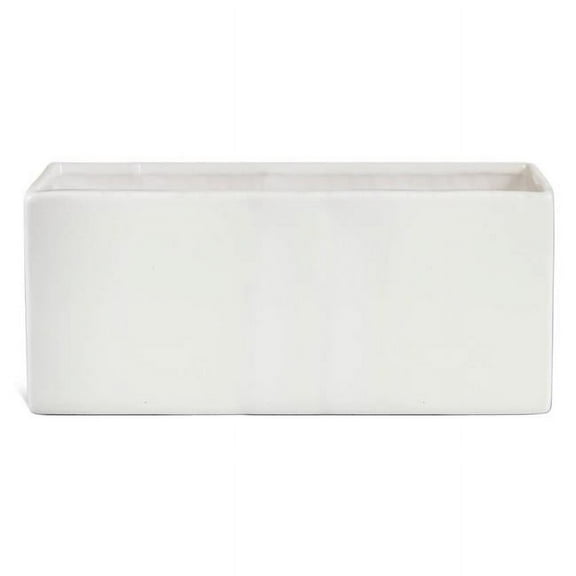 MDR Trading Inc. AI-CE30-299_Q01 Rectangular White Glazed Planter