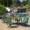 thumbnail image 6 of ARDEN Outdoor Dining Chair Cushion 20 x 20, Water Repellent, Fade Resistant 20 x 20, Moss Green Leala, 6 of 12