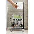 thumbnail image 2 of Metal Toilet Paper Holder with Magazine Rack, 2 of 6