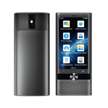 MOIDYOU Language Translator Device,3.5"Support Global 4G SIM, 148 Language Online/Offline/Photo Real-time Translation Device