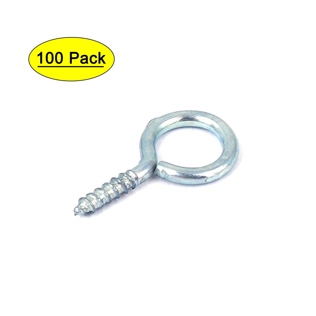 Uxcell Jewelry Garden Vine Wire 1.9mm Thread Dia Eyelet Screw Eye Hook