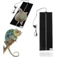 thumbnail image 1 of (15 X 28 Cm) Tapis Chauffant Pour Animaux De Compagnie Reptile Vivarium Terrarium 7 W Con Regulador Termostático, Impermable, Sr, Rglable, Pour, 1 of 5