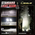 thumbnail image 3 of Alla Lighting 16000Lms CANBus HB5 9007 LED Headlights Bulbs, 6500K Xenon White, Xtreme Super Bright Dual Hi/Low Beam Conversion Kits Replacement, 3 of 10