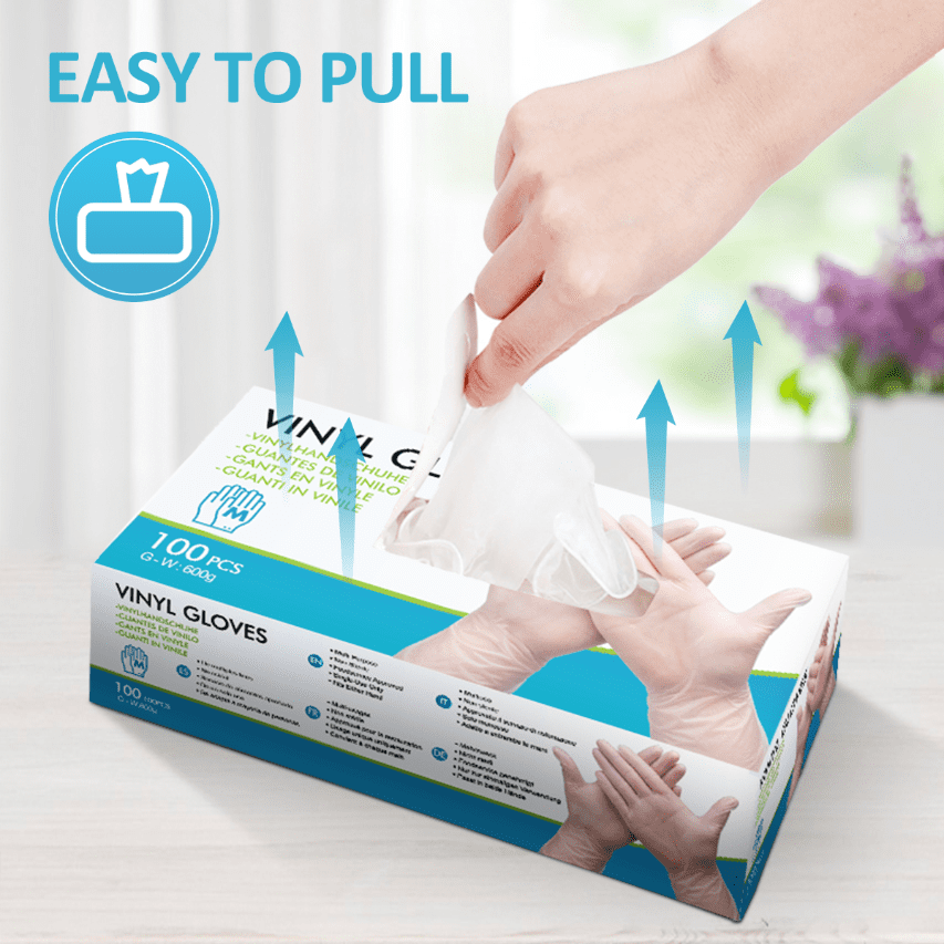 100Pcs Disposable Gloves Vinyl Gloves Walmart Canada
