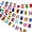 A-6A Home Decor, variant on JJV 1 Pack World Flag String Flags for Decorations 2026 48 Countries Bunting - Double Sided Fabric String for Soccer Bar Club Garden Street Sports Party Decor