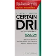 Certain Dri Clinical Strength Antiperspirant Roll-on 1.2 Oz