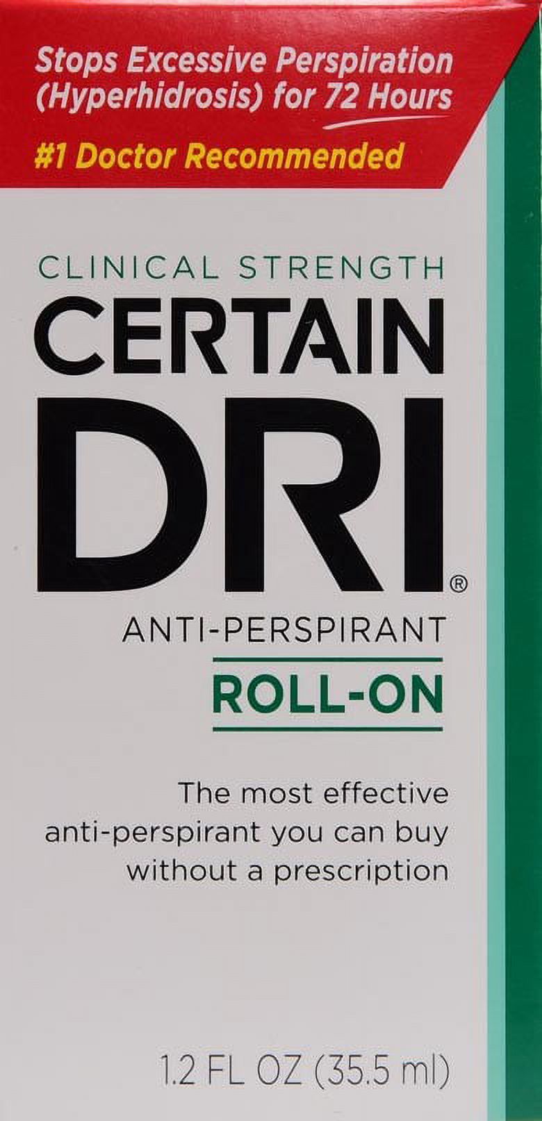 Certain Dri Clinical Strength Antiperspirant Roll-on 1.2 Oz - image 2 of 2