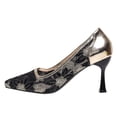 thumbnail image 3 of Win s Way Women's Embroidered Pointed Toe Stiletto Heels Floral Dressy Pumps Party Shoes, 3 of 9