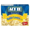 thumbnail image 2 of Act ii Microwave Gourmet Popcorn - Butter Lovers (3 x 78g Snack-Size Bags), {Imported from Canada}, 2 of 4