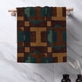 thumbnail image 5 of YFYANG Absorbent Towel, Soft Skin-Friendly Abstract Texture Washcloth Bath Towel, Suitable for All Skin, 27.5 x 16-inch, 5 of 7