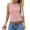 Pink, variant on Qiopertar Women's Round Neck Tank Tops Polka Dot Sleeveless Fitted Blouses Casual Party Vacation Fashion Cute Basic Comfy Stretchy Tops, Purple XXL