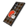 thumbnail image 2 of Keyscaper Cleveland Browns Plaid Galaxy Magnetic Bump Case, 2 of 7